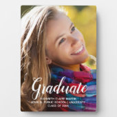 Plaque Photo Classe de photo simple et élégante (Devant)