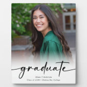 Plaque Photo Classe de script de calligraphie de diplômé de 202 (Devant)