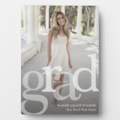 Plaque Photo Classe de superposition GRAD moderne Année Diplôme (Devant)