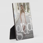 Plaque Photo Classe de superposition GRAD moderne Année Diplôme (Côté)