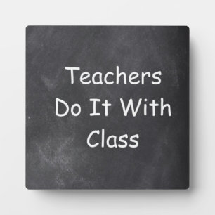 Plaque Photo Classe Enseignants Chalkboard Design Idée cadeau