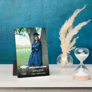 Plaque Photo Classe of - Custom Grade Photo-White Script