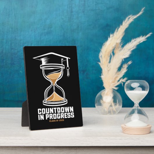 Plaque Photo Classe supérieure de 2025 Compte à rebours pour le (Côté)