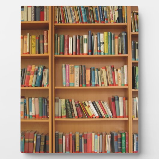Plaque Photo Classic book shelf pattern (Devant)