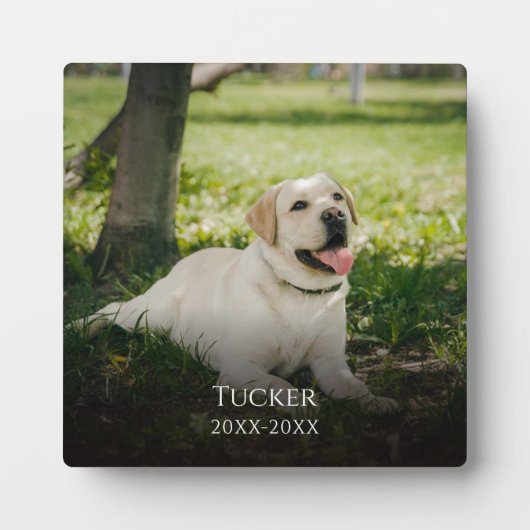 Plaque Photo Classic Photo Custom Memorial (Devant)