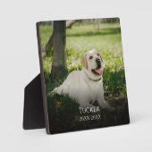 Plaque Photo Classic Photo Custom Memorial (Recto)