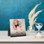 Plaque Photo Classic Simple Black Gradient Nouvelle Photo Bébé (Insitu)