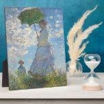 Plaque Photo Claude Monet | Femme avec un parasol<br><div class="desc">Femme avec un parasol - Madame Monet et son fils,  1875 (huile sur toile)| par Claude Monet | Lieu de l'art : National Gallery of Art Washington DC| Artiste français | Numéro de collection d'images : XOS741899</div>
