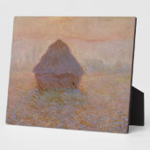Plaque Photo Claude Monet | Grainstack, Sun dans la merde (Côté)