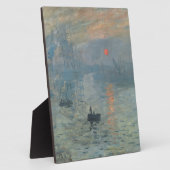 Plaque Photo Claude Monet Impression Sunrise Soleil Levant (Côté)