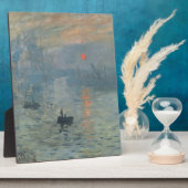 Plaque Photo Claude Monet Impression Sunrise Soleil Levant (Côté)