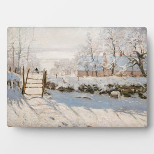 Plaque Photo Claude Monet - La Pie
