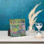 Plaque Photo Claude Monet - Le jardin d'Iris à Giverny (Insitu)