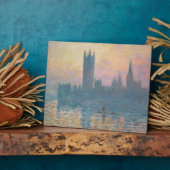 Plaque Photo Claude Monet | Les Chambres du Parlement, coucher  (Côté)