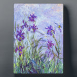 Plaque Photo Claude Monet - Lilac Irises / Iris Mauves<br><div class="desc">Lilac Irises / Iris Mauves - Claude Monet,  1914-1917</div>