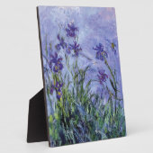 Plaque Photo Claude Monet - Lilac Irises Mauves 1917 (Côté)