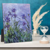 Plaque Photo Claude Monet - Lilac Irises Mauves 1917 (Côté)