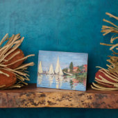 Plaque Photo Claude Monet - Regattas à Argenteuil (Côté)