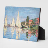 Plaque Photo Claude Monet - Regattas à Argenteuil (Côté)