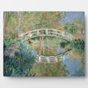 Plaque Photo Claude Monet   The Japanese Bridge, Giverny