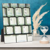 Plaque Photo Clavier de machine à écrire (Côté)