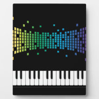 Clavier instrumental piano de musique multicolore