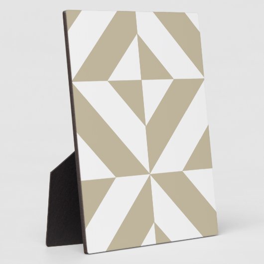 Plaque Photo Clay Geometric Deco Cube Pattern (Côté)