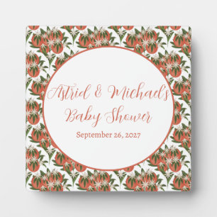 Plaque Photo Clementine Little Cutie   Baby shower Citrus