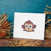 Plaque Photo Clipart de singe mignon (Côté)