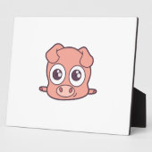 Plaque Photo Clipart mignon de porc (Côté)