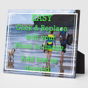 Plaque Photo Cliquez facilement pour créer votre propre bordure