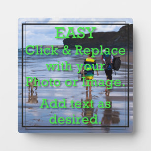 Plaque Photo Cliquez facilement pour créer votre propre bordure