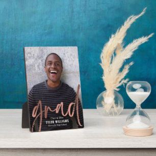 Plaque Photo Clôture brillante des coups de graduation Garder l