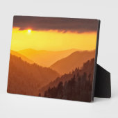 Plaque Photo Clouds Fills Valley, Tennessee (Côté)