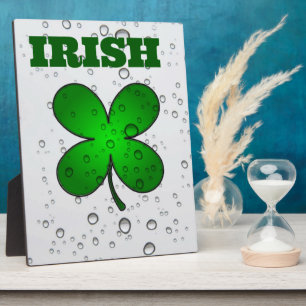 Plaque Photo Clover flottant irlandais