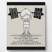 Plaque Photo Club BITUB - Plus équilibré (Devant)