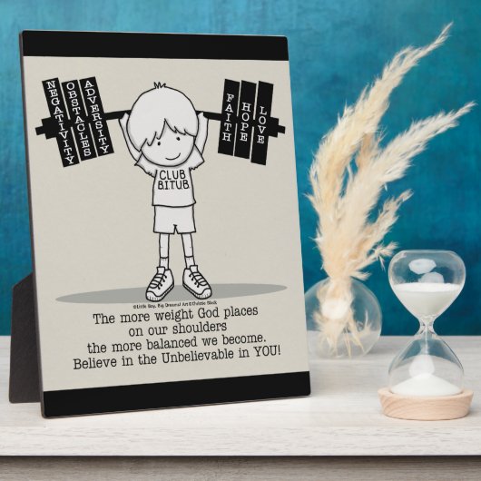 Plaque Photo Club BITUB - Plus équilibré (Côté)