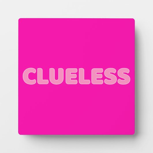 Plaque Photo Clueless I (Devant)