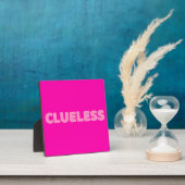 Plaque Photo Clueless I (Insitu)