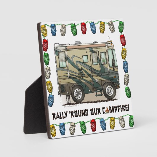 Plaque Photo Coach Home Motorhome (Recto)