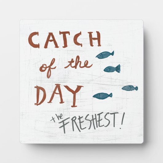 Plaque Photo Coastal | Catch of the day (Devant)