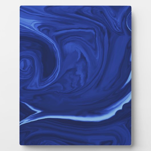 Plaque Photo Cobalt bleu arrière - plan texturé artisanal (Devant)