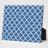 Plaque Photo Cobalt Bleu clair Trellis Marocain (Côté)