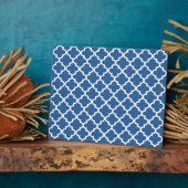 Plaque Photo Cobalt Bleu clair Trellis Marocain (Côté)