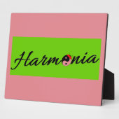 Plaque Photo Coccinelle Harmonia zen (Côté)