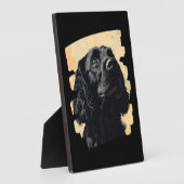 Plaque Photo Cocker Spaniel  (Côté)