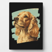 Plaque Photo Cocker Spaniel (Devant)