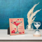 Plaque Photo Cocktail Valentine Martini du milieu du siècle (Insitu)