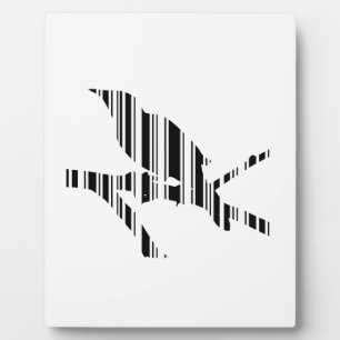Plaque Photo CODE BARRE MOQUETTE Conception de motif de code-ba