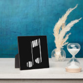 Plaque Photo CODE BARRE NOTE MUSICALE Motif de code-barres musi (Insitu)